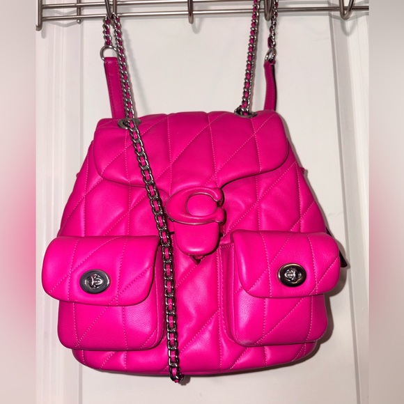 RARE Dragon Fruit Coach Pillow Madison Backpack - FULL SET - Picture 4 of 15